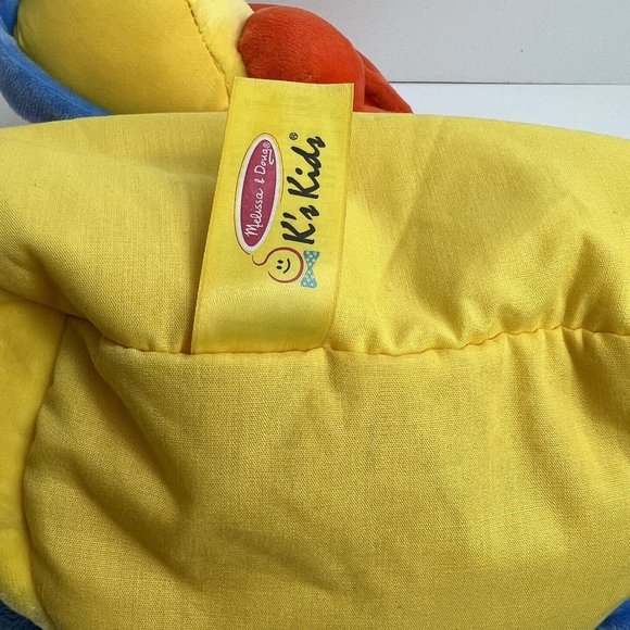 Melissa & Doug K's Kids Plush Hungry Pelican With 1 Rattle Fish Crinkle Squeak - Picture 7 of 12